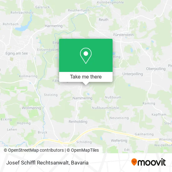 Карта Josef Schiffl Rechtsanwalt