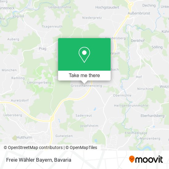 Freie Wähler Bayern map