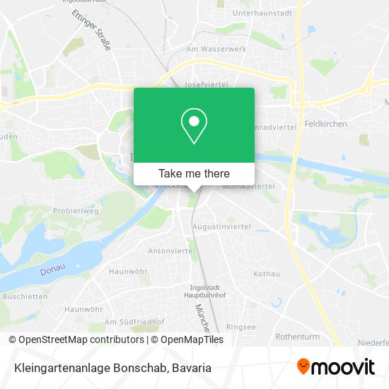 Карта Kleingartenanlage Bonschab