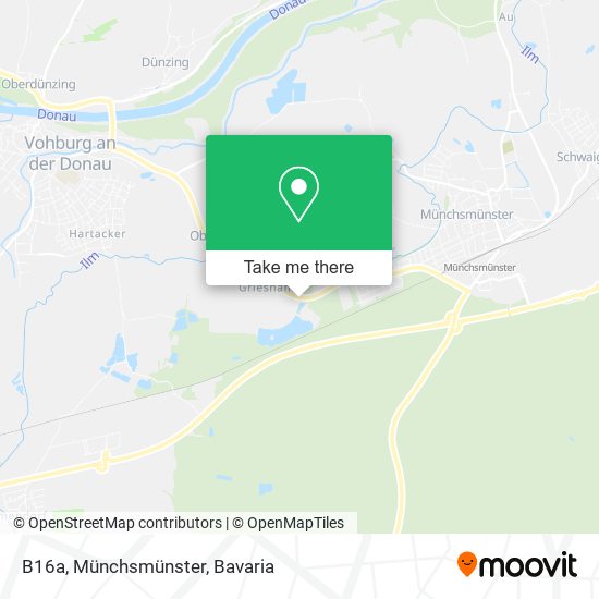 B16a, Münchsmünster map