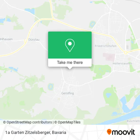 Карта 1a Garten Zitzelsberger