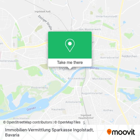 Immobilien-Vermittlung Sparkasse Ingolstadt map