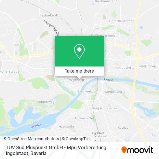 Карта TÜV Süd Pluspunkt GmbH - Mpu Vorbereitung Ingolstadt