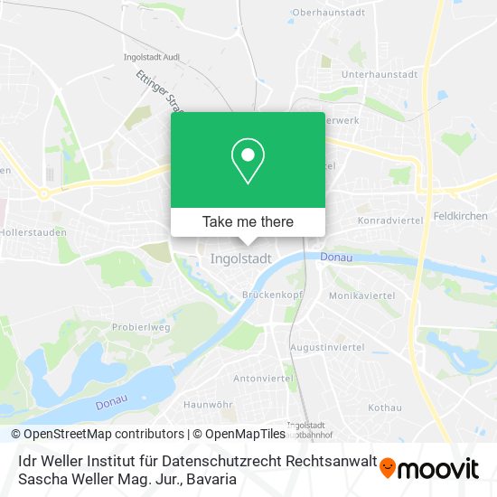 Idr Weller Institut für Datenschutzrecht Rechtsanwalt Sascha Weller Mag. Jur. map