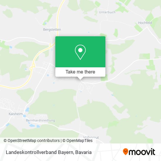 Landeskontrollverband Bayern map