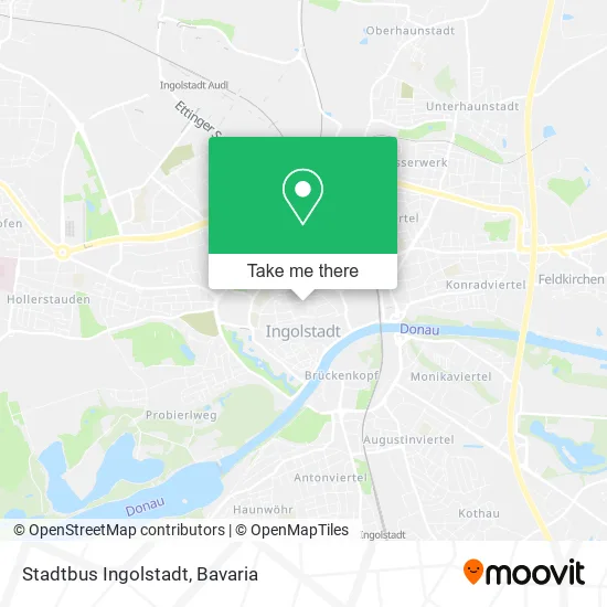 Карта Stadtbus Ingolstadt