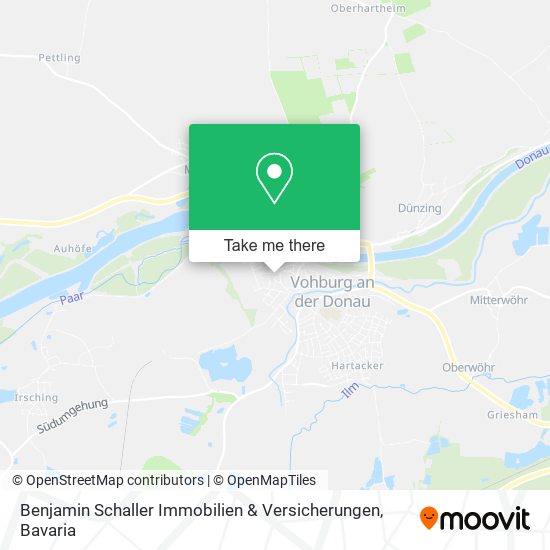 Benjamin Schaller Immobilien & Versicherungen map