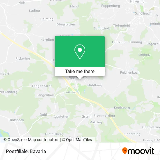 Карта Postfiliale