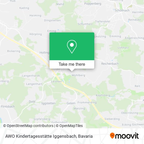 AWO Kindertagesstätte Iggensbach map