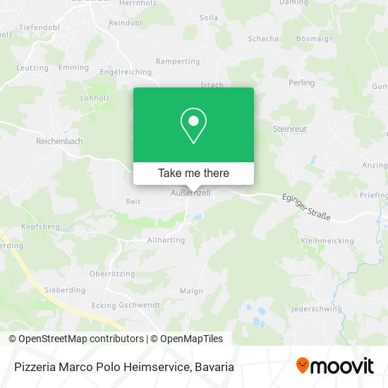 Pizzeria Marco Polo Heimservice map