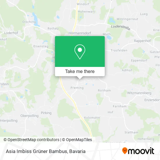 Карта Asia Imbiss Grüner Bambus
