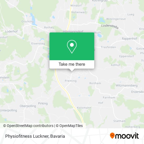 Physiofitness Luckner map