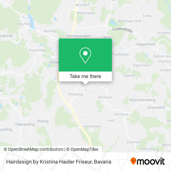 Hairdesign by Kristina Haider Friseur map