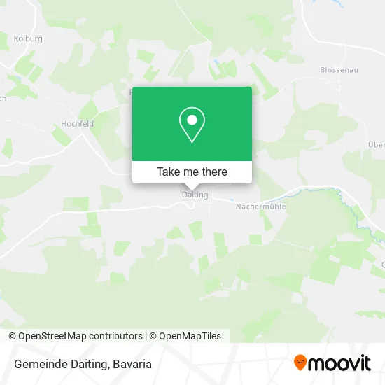 Карта Gemeinde Daiting