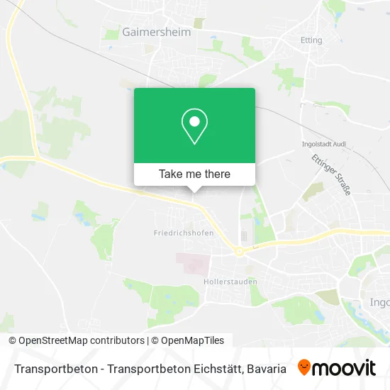 Карта Transportbeton - Transportbeton Eichstätt