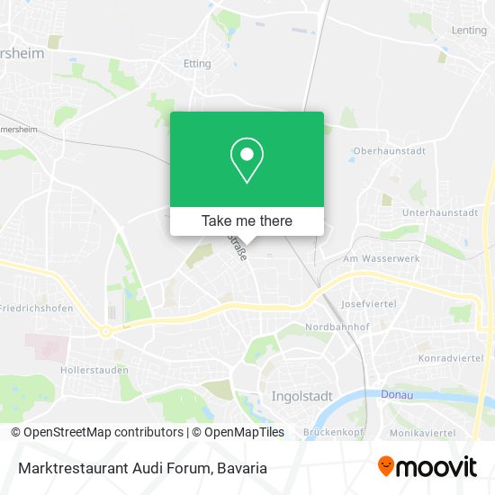 Marktrestaurant Audi Forum map