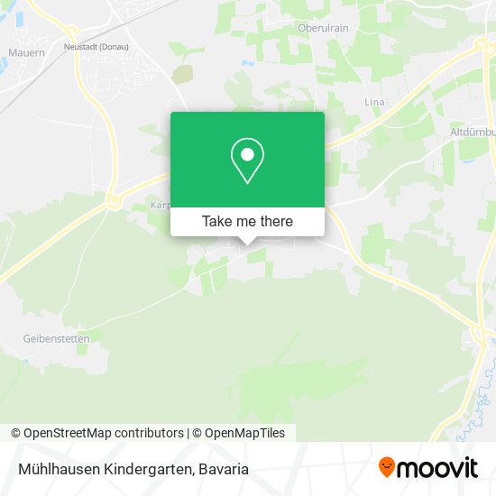 Mühlhausen Kindergarten map