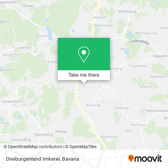 Карта Dreiburgenland Imkerei