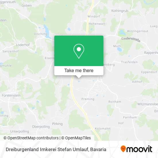 Карта Dreiburgenland Imkerei Stefan Umlauf