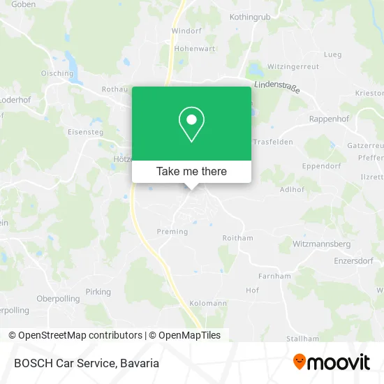 Карта BOSCH Car Service