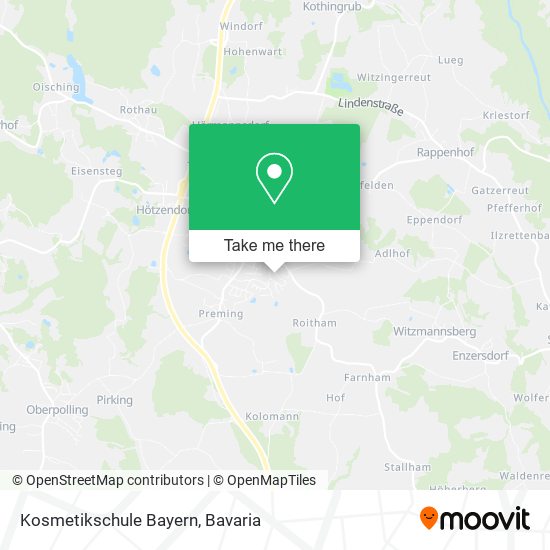 Kosmetikschule Bayern map