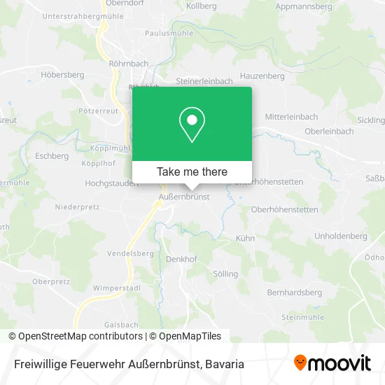 Карта Freiwillige Feuerwehr Außernbrünst