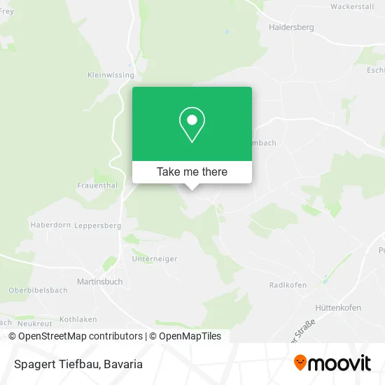 Карта Spagert Tiefbau