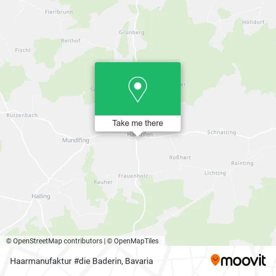 Карта Haarmanufaktur #die Baderin