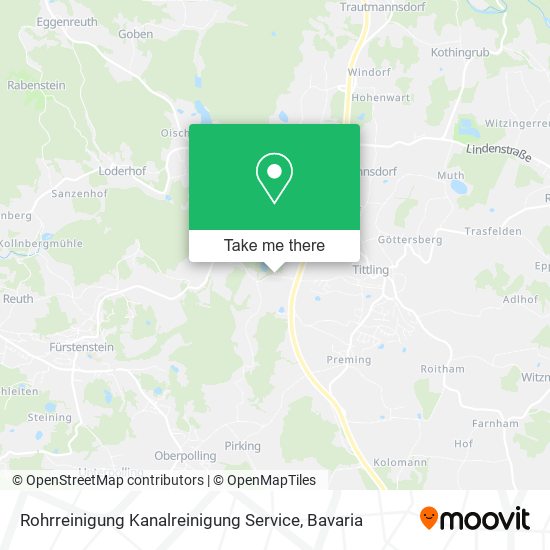 Rohrreinigung Kanalreinigung Service map