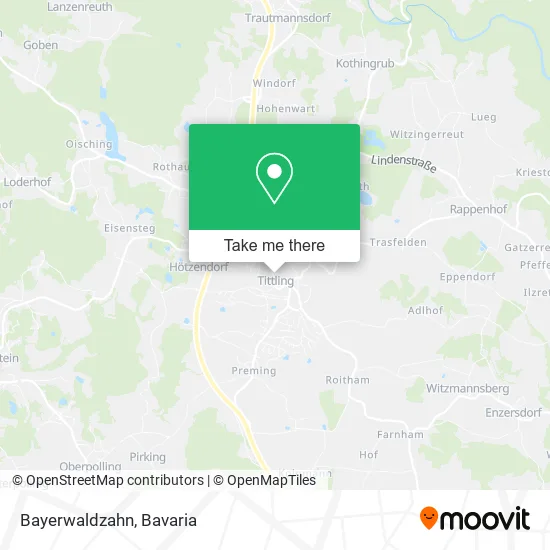 Карта Bayerwaldzahn