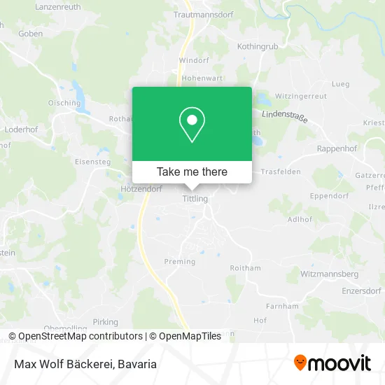 Карта Max Wolf Bäckerei