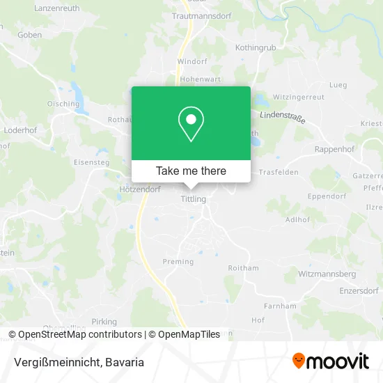 Карта Vergißmeinnicht