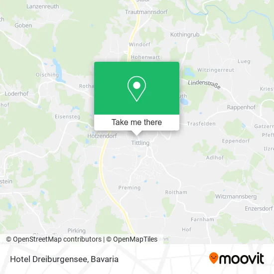 Карта Hotel Dreiburgensee