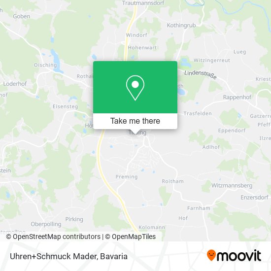 Карта Uhren+Schmuck Mader