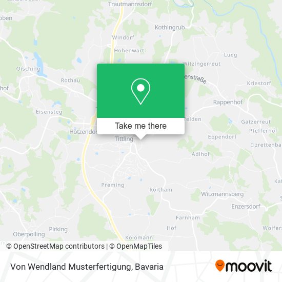Von Wendland Musterfertigung map