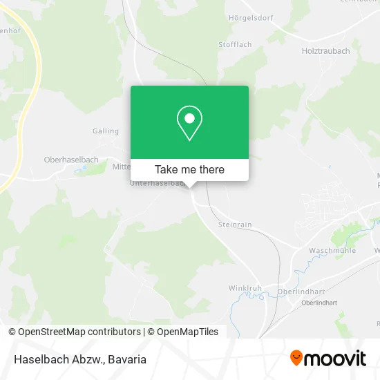 Карта Haselbach Abzw.