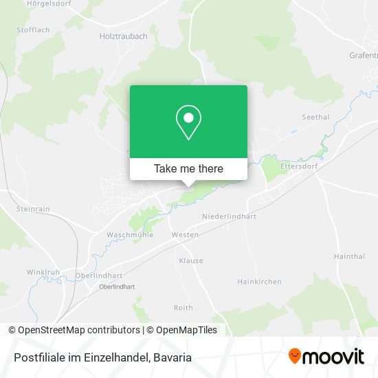 Postfiliale im Einzelhandel map