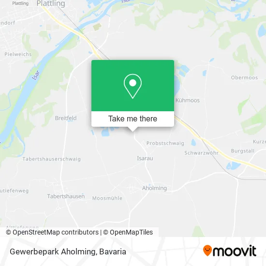 Карта Gewerbepark Aholming