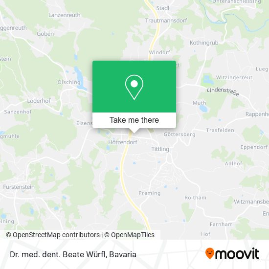 Dr. med. dent. Beate Würfl map