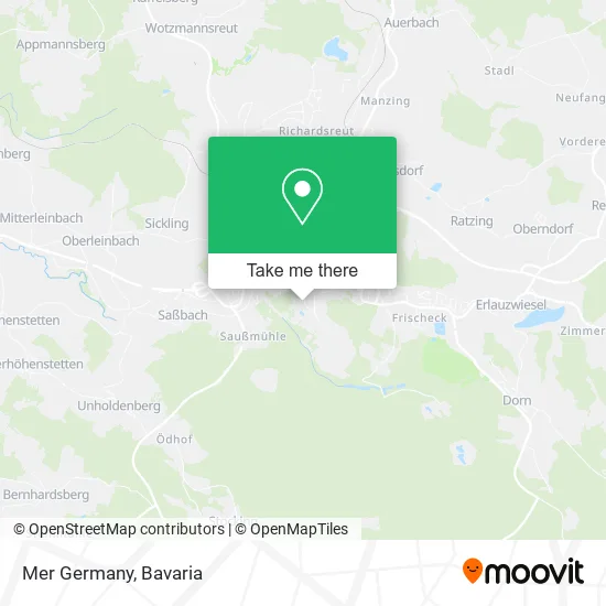 Карта Mer Germany