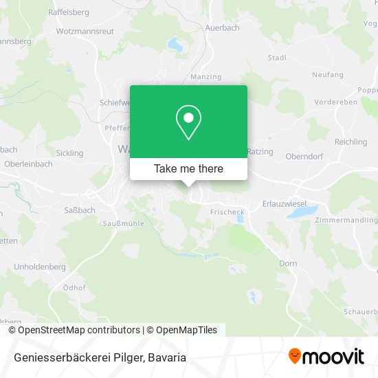 Geniesserbäckerei Pilger map