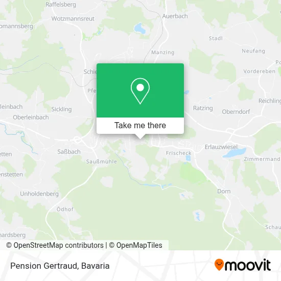 Pension Gertraud map