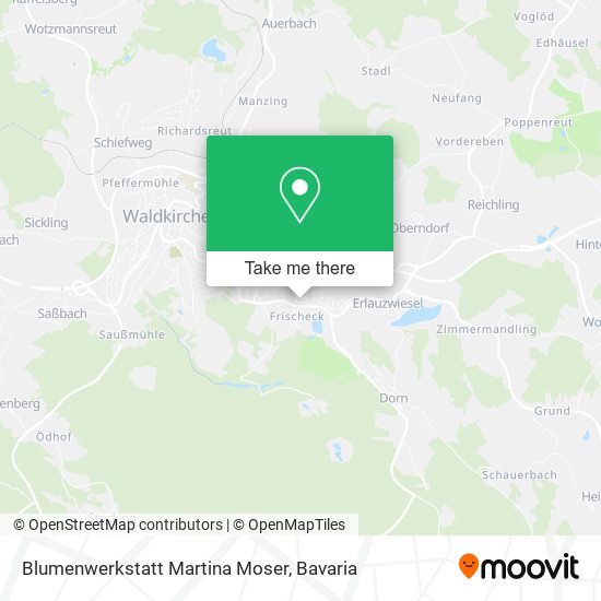 Blumenwerkstatt Martina Moser map