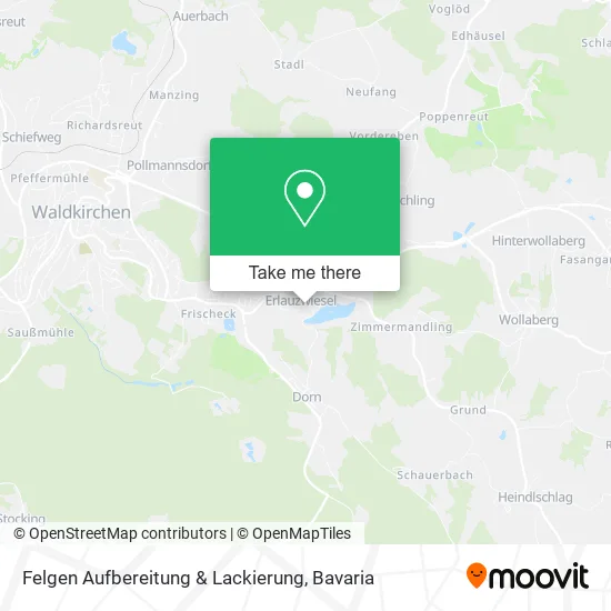 Карта Felgen Aufbereitung & Lackierung