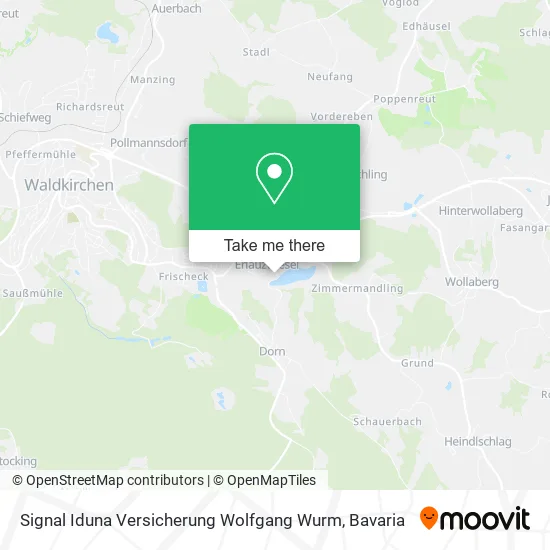 Карта Signal Iduna Versicherung Wolfgang Wurm