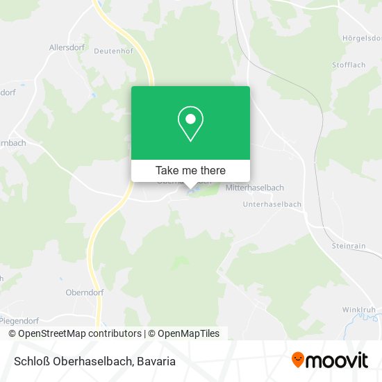 Schloß Oberhaselbach map