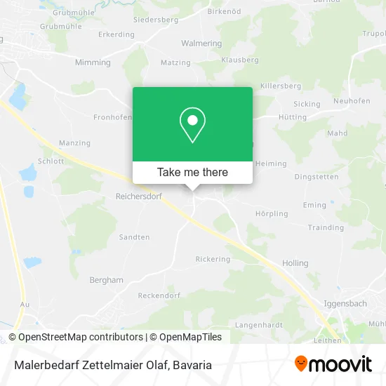 Карта Malerbedarf Zettelmaier Olaf