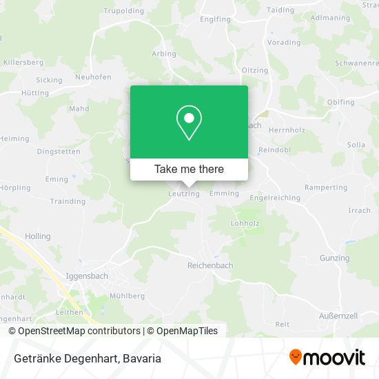 Getränke Degenhart map