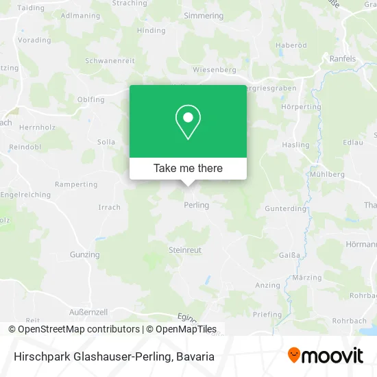 Карта Hirschpark Glashauser-Perling