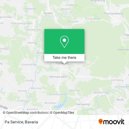 Карта Pa Service